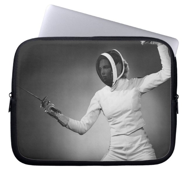 Vrouw Laptop Sleeve (Voorkant)