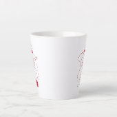 Vrouw Latte Mok (Voorkant)