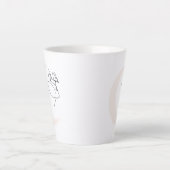 Vrouw Latte Mok (Voorkant)
