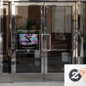 ** Vrouw: Levensboom van Reiki Yoga Meditation Raamsticker (Kantoordeur)