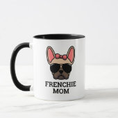 Vrouw Light Fawn French Bulldog Frenchie Dog mama Mok (Links)