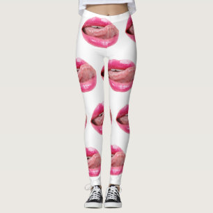 Vrouw lippen leggings