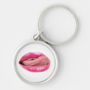 Vrouw lippen sleutelhanger