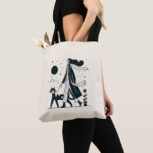 Vrouw loopt haar kat Tas (Dichtbij)
