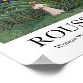 Vrouw loopt in een exotisch bos Henri Rousseau Poster (Hoek)