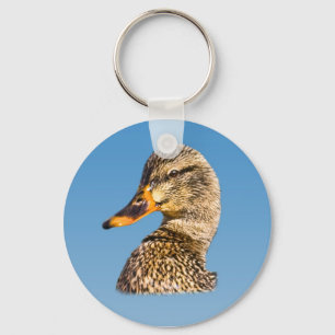 Vrouw Mallard Duck Sleutelhanger