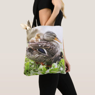 Vrouw Mallard omringd door drijfveren Draagtas