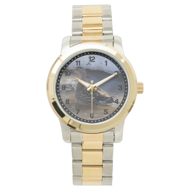 Vrouw Mallard Watch Horloge (Voorkant)