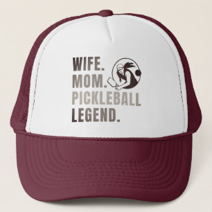 Vrouw Mam Pickleball Legend - Funny Women's Trucker Pet