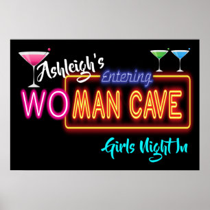 Vrouw Man Grot Poster