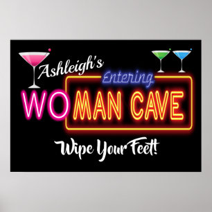 Vrouw Man Grot Poster