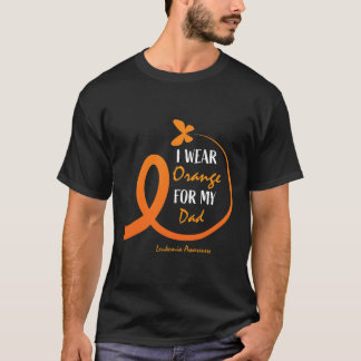Vrouw Mannen Vader Ik Draag Sinaasappel voor mijn T-shirt