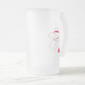Vrouw Matglas Bierpul (Voorkant rechts)