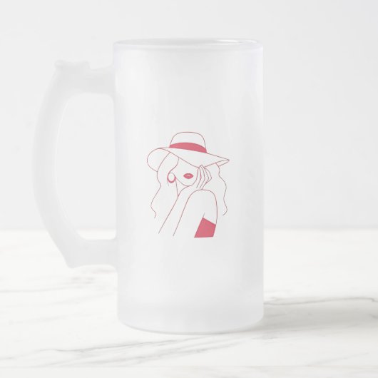 Vrouw Matglas Bierpul (Links)
