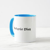 Vrouw Mechanische Mok (pas het aan!) (Voorkant links)