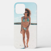 Vrouw met bikini op zand Case-Mate iPhone case (Achterkant)