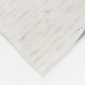 Vrouw met bikini op zand fleece deken (Hoek)