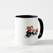 Vrouw met bokshandschoen mok (Voorkant rechts)