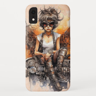 Vrouw met bril iPhone / iPad case
