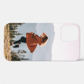 Vrouw met bruine jas Case-Mate iPhone case (Achterkant (horizontaal))