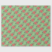 Vrouw met  cadeaupapier voor honden (Vlak)