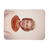 Vrouw met carf magneet (Horizontaal)