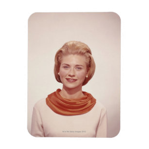 Vrouw met carf magneet