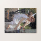 Vrouw met Cupid, Bouguereau Legpuzzel (Horizontaal)