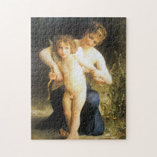 Vrouw met Cupid, Bouguereau Legpuzzel