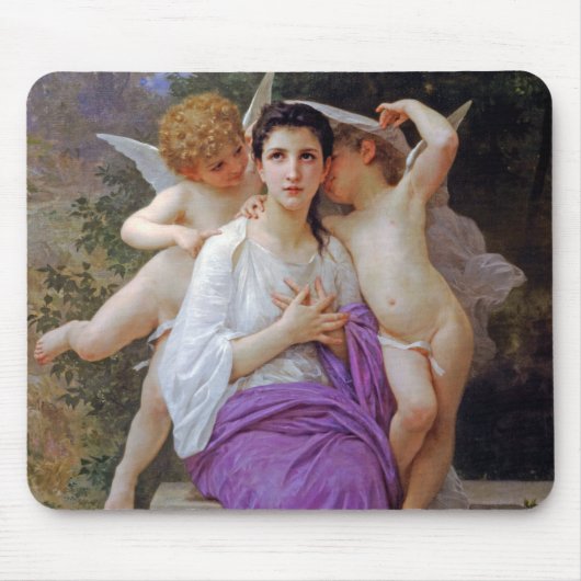 Vrouw met Cupid, Bouguereau Muismat (Voorkant)