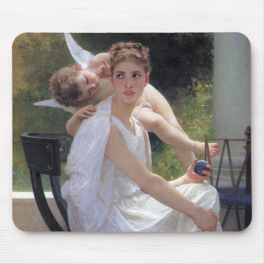Vrouw met Cupid, Bouguereau Muismat (Voorkant)