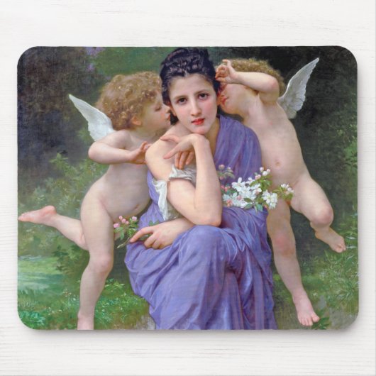 Vrouw met Cupid, Bouguereau Muismat (Voorkant)