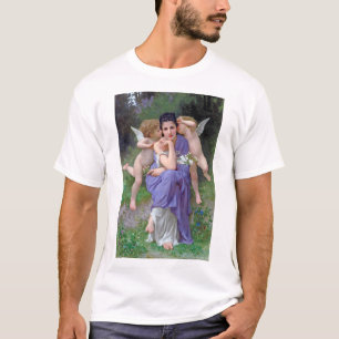 Vrouw met Cupid, Bouguereau T-shirt