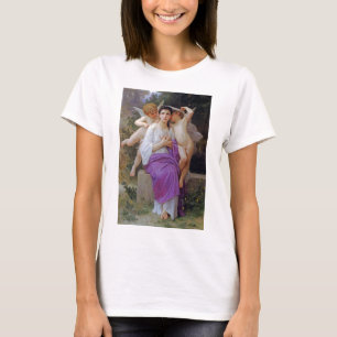 Vrouw met Cupid, Bouguereau T-shirt