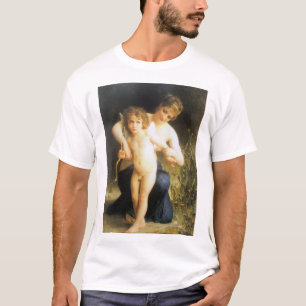 Vrouw met Cupid, Bouguereau T-shirt
