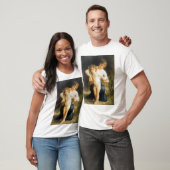 Vrouw met Cupid, Bouguereau T-shirt (Unisex)