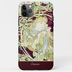 Vrouw met Daisy - Alphonse Mucha iPhone 11 Pro Max Hoesje