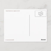 vrouw met een brief briefkaart (Achterkant)