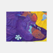 Vrouw met een Mango, Gauguin Fleece Deken (Voorkant (Horizontaal))