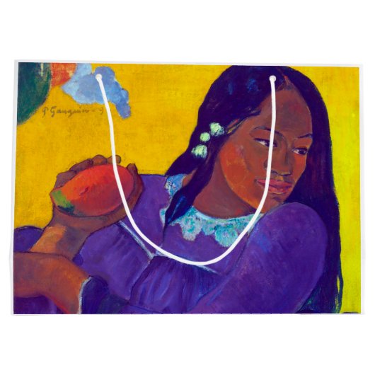 Vrouw met een Mango, Gauguin Groot Cadeauzakje (Achterkant)