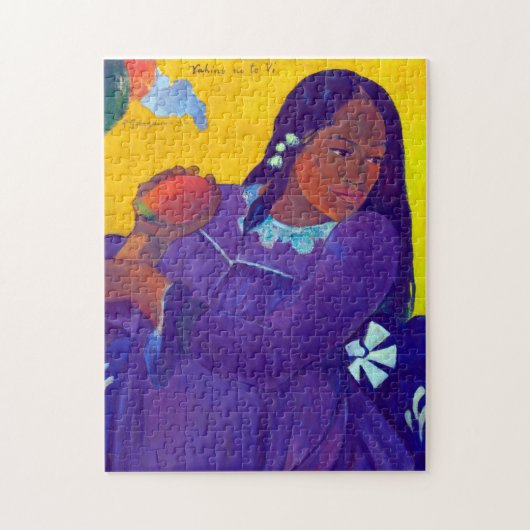Vrouw met een Mango, Gauguin Legpuzzel (Verticaal)