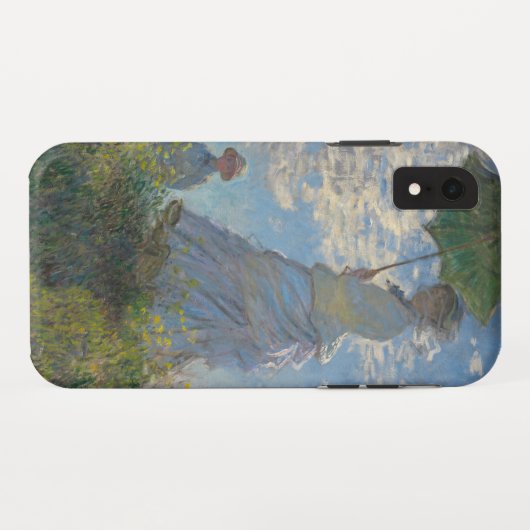 Vrouw met een parasol  Case-Mate iPhone case (Achterkant (horizontaal))