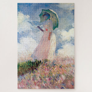 Vrouw met een Parasol, Claude Monet, 1886 Legpuzzel