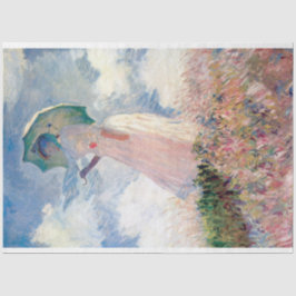 Vrouw met een Parasol, Claude Monet, 1886 Tissuepapier