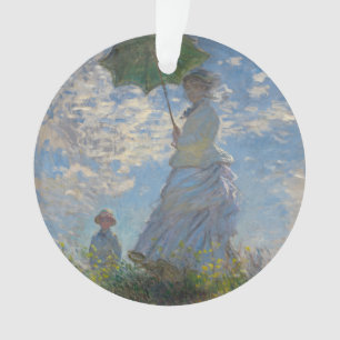 Vrouw met een Parasol door Claude Monet Ornament