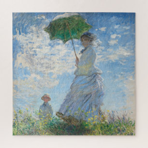 "VROUW MET EEN PARASOL" DOOR CLAUDE MONET PUZZZL LEGPUZZEL
