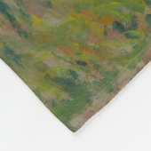 Vrouw met een parasol | Frans landschap Fleece Deken (Hoek)