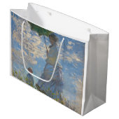 Vrouw met een parasol | Frans landschap Groot Cadeauzakje (Voorkant Gekanteld)