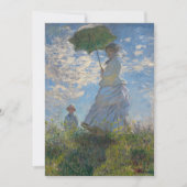 Vrouw met een parasol | Frans landschap Kaart (Voorkant)