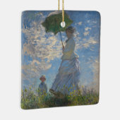 Vrouw met een parasol | Frans landschap Keramisch Ornament (Rechts)